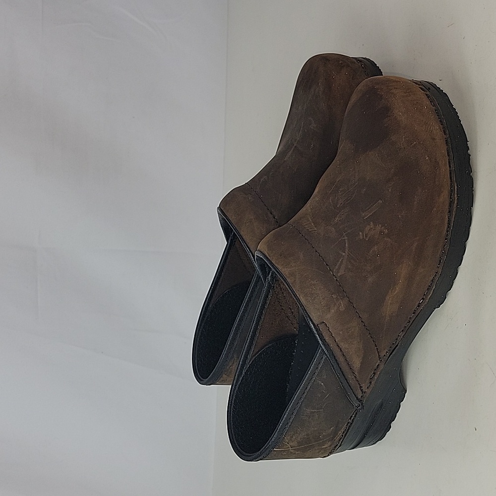 Dansko Professional Brown Oiled Leather Women's Clogs